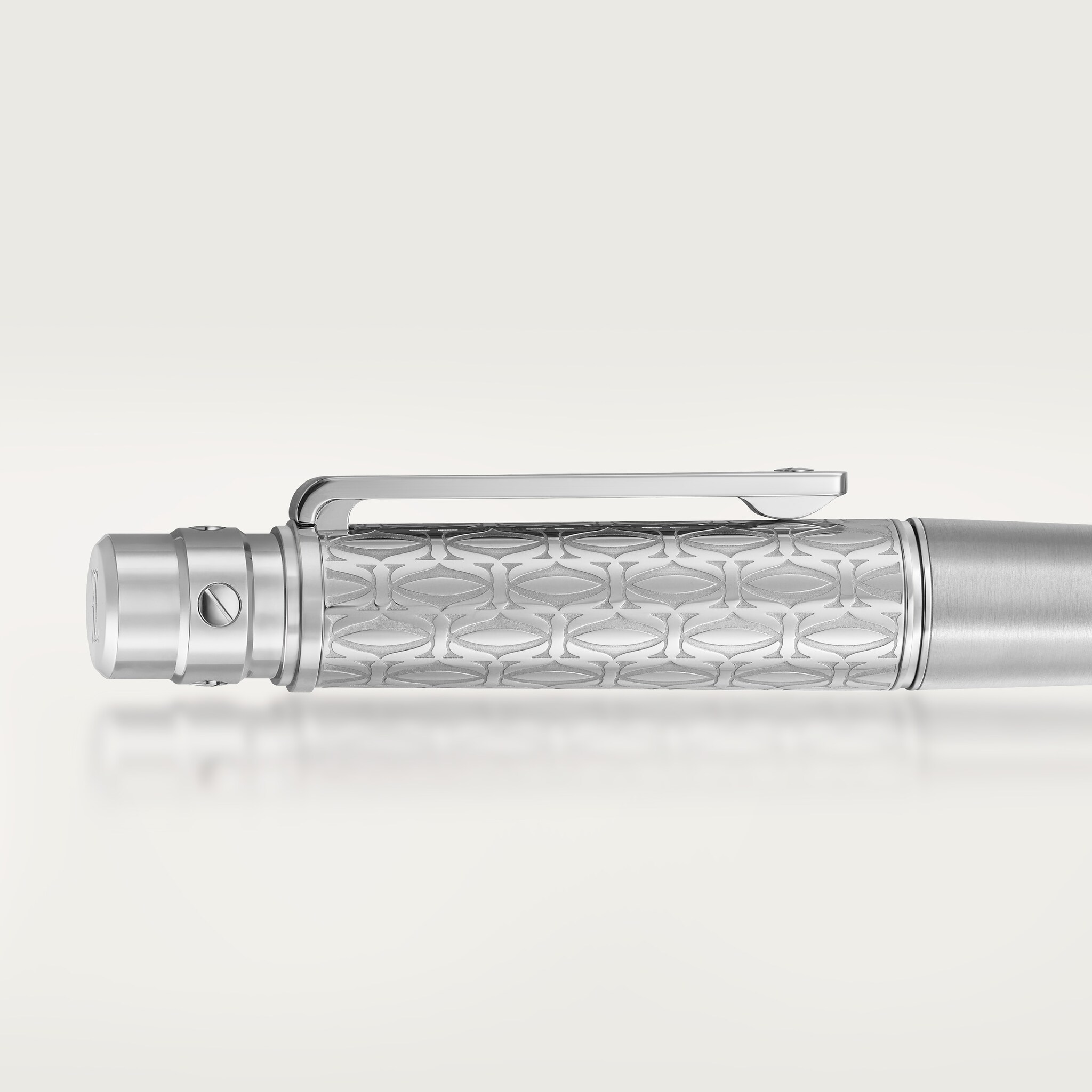 筆記具 santos de cartier ballpen silver Santos de Cartier ballpoint pen