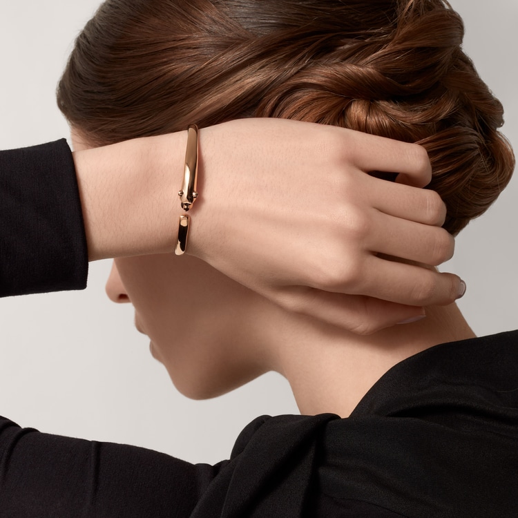 CRB6067317 Panth re de Cartier bracelet Pink gold onyx