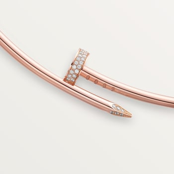 Juste un Clou torque necklace, small model, diamonds Juste un Clou torque necklace, small model, diamonds