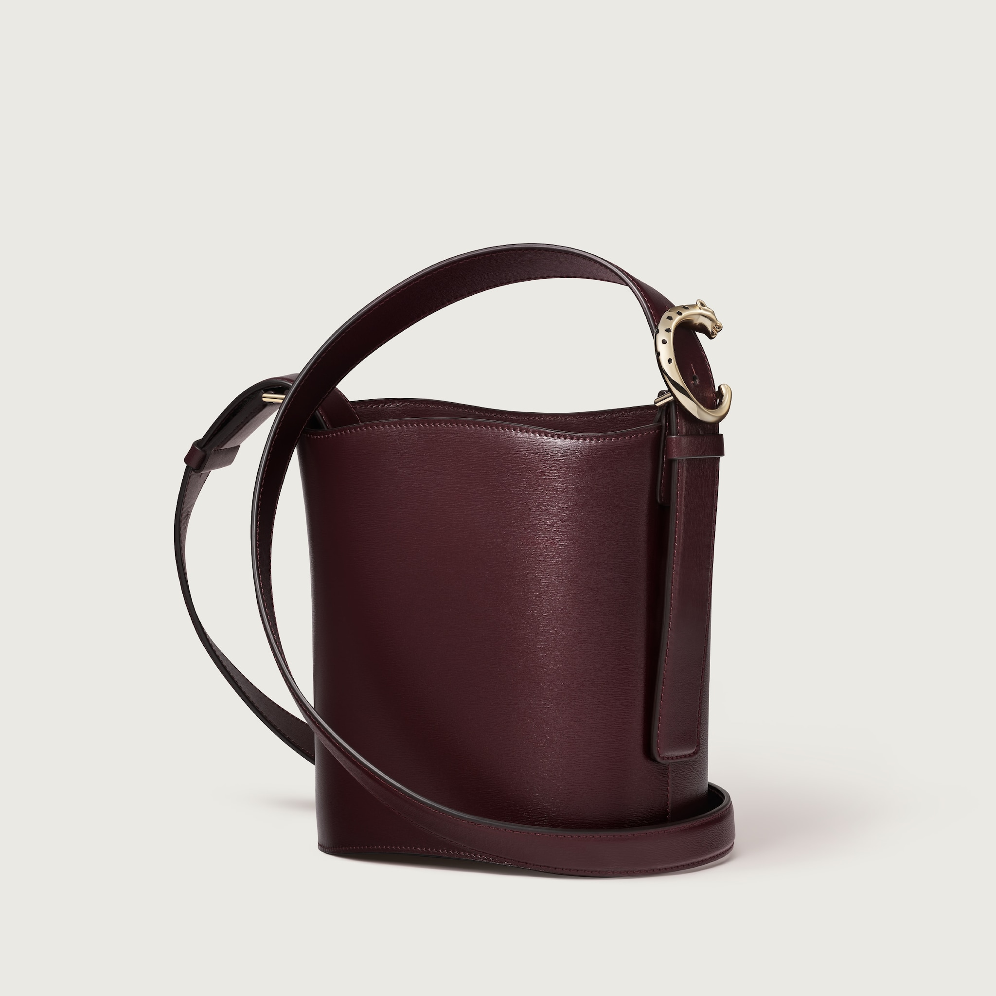 Mini model bucket bag, Panth&egrave;re C de Cartier, image 5