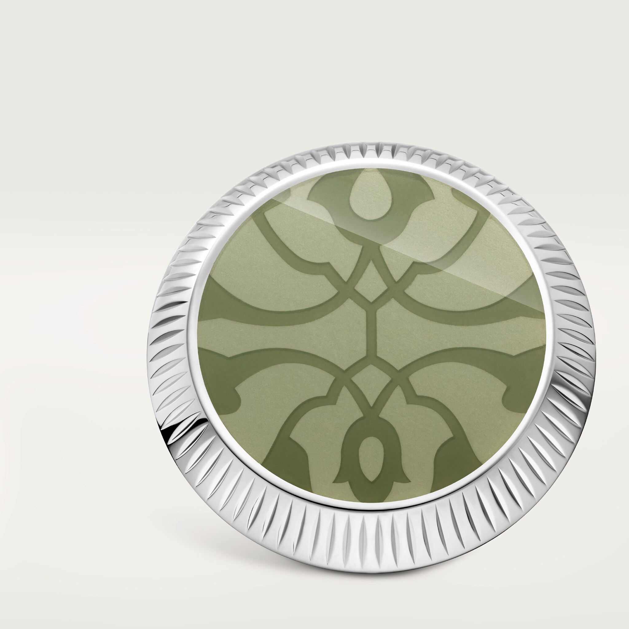 Cufflinks with floral motif, exclusive to the Middle East