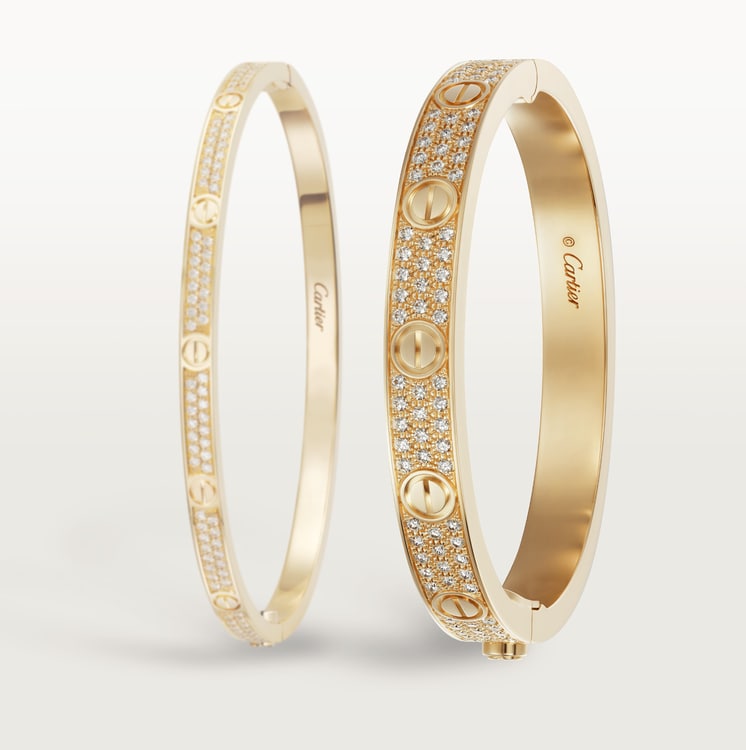 LOVE bracelet diamond paved