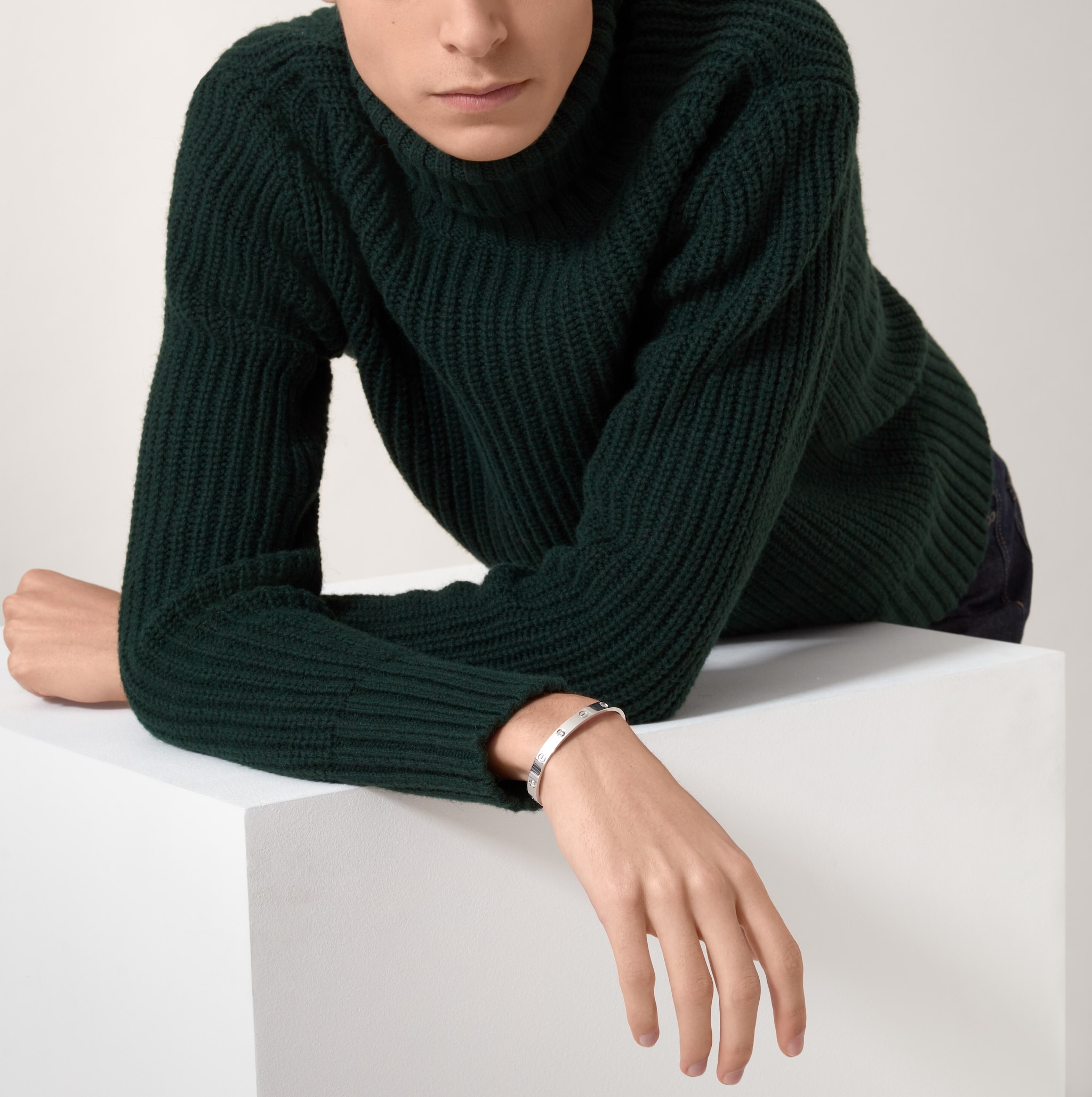 #LOVE# bracelet, classic model, 4 diamonds