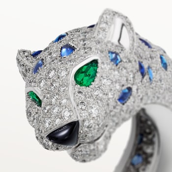 Panthère de Cartier bracelet, sapphire, paved  Panthère de Cartier bracelet, sapphire, paved