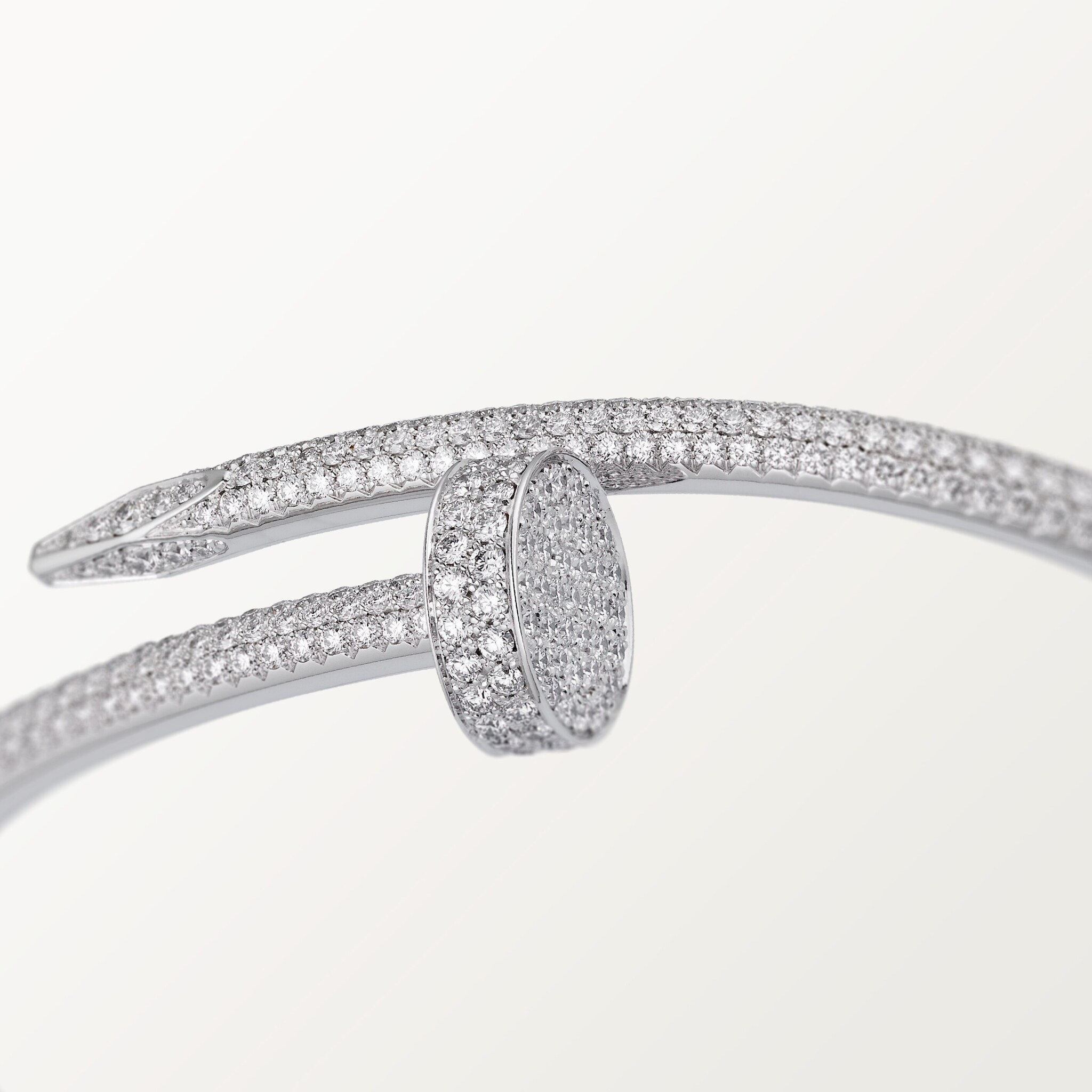 Juste un Clou bracelet, classic model, diamonds, image 3