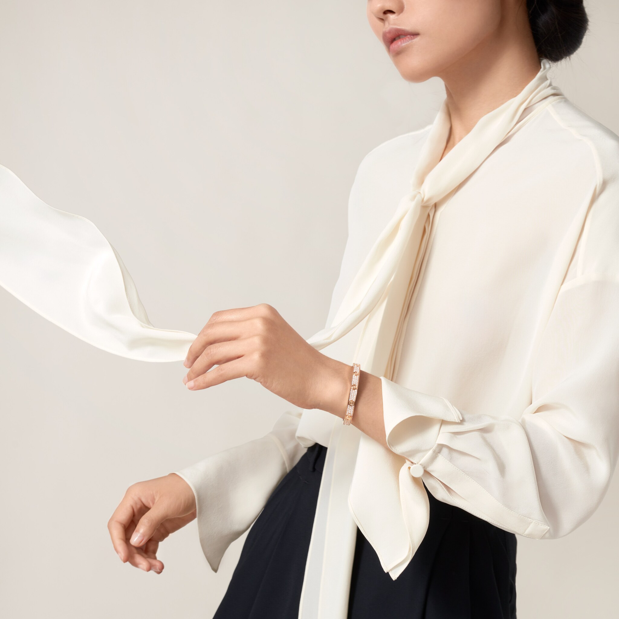 #LOVE# bracelet, classic model, paved, image 3