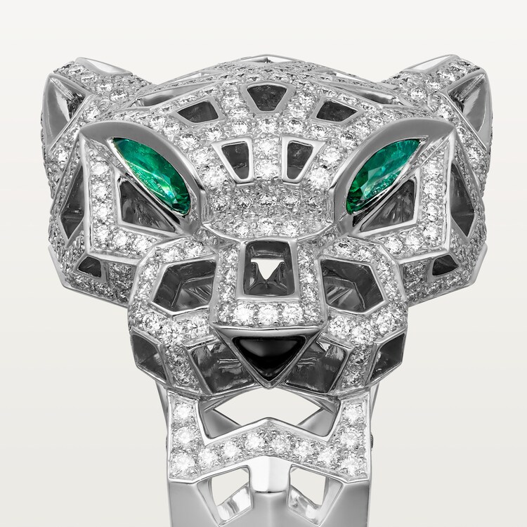 Cartier diamond panther deals ring