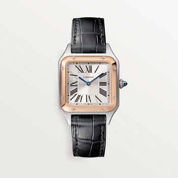 Cartier leather sales strap ladies watch