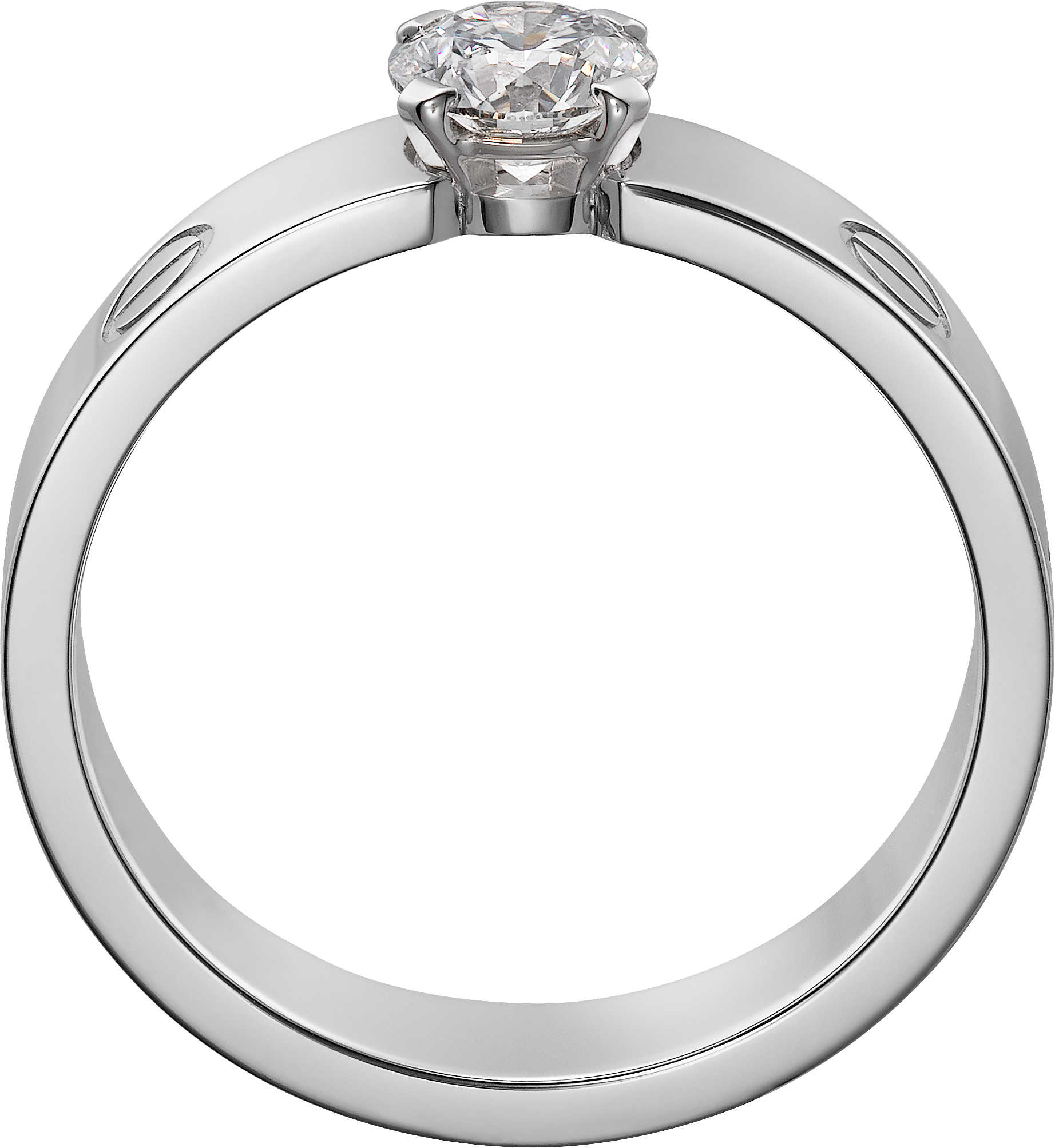 #LOVE# solitaire, brilliant-cut diamond, image 2