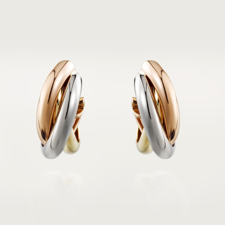 CR80083231 Trinity earrings White gold yellow gold rose gold