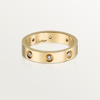 #LOVE# ring, small model, 8 diamonds #LOVE# ring, small model, 8 diamonds