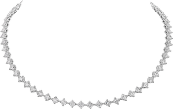 Lignes Essentielles necklace, cushion-cut diamonds  Lignes Essentielles necklace, cushion-cut diamonds