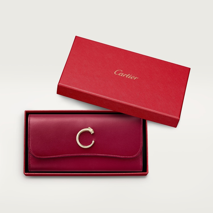 International wallet with flap, Panthère C de Cartier International wallet with flap, Panthère C de Cartier