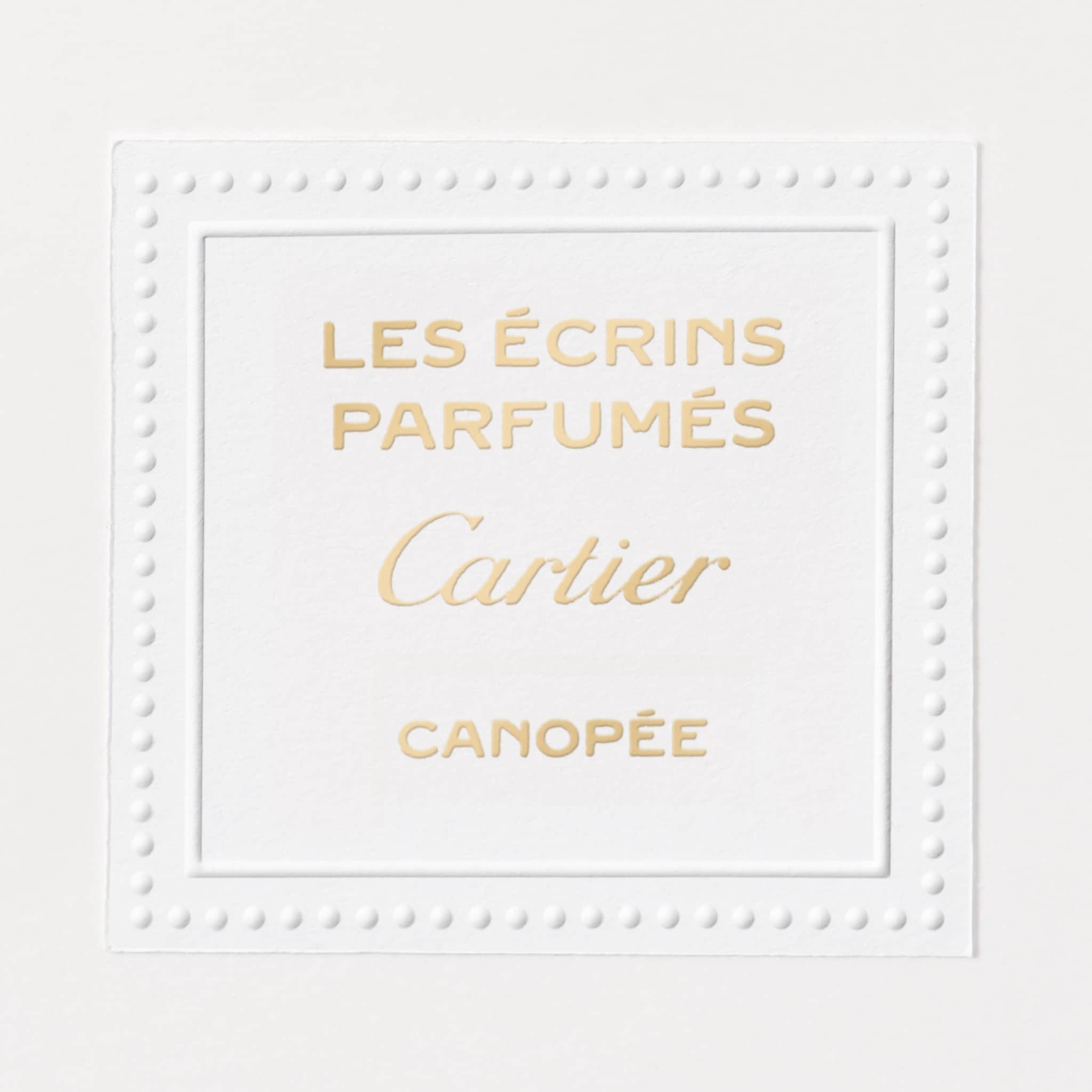 Les &Eacute;crins Parfum&eacute;s Cartier Canop&eacute;e