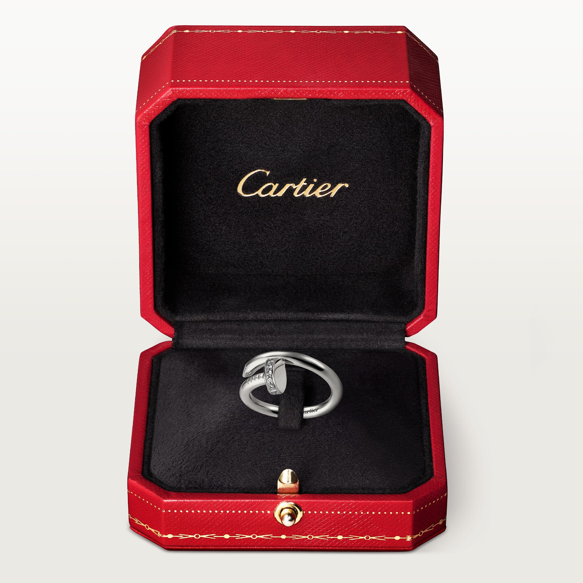 Juste un Clou ring, classic model, diamonds, image 6