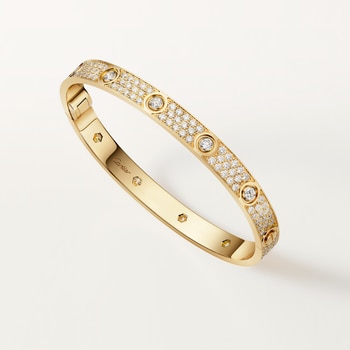 #LOVE# bracelet, classic model, paved, 10 diamonds #LOVE# bracelet, classic model, paved, 10 diamonds