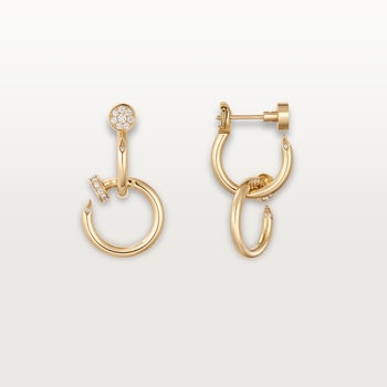 Juste un Clou earrings, double, diamonds Juste un Clou earrings, double, diamonds