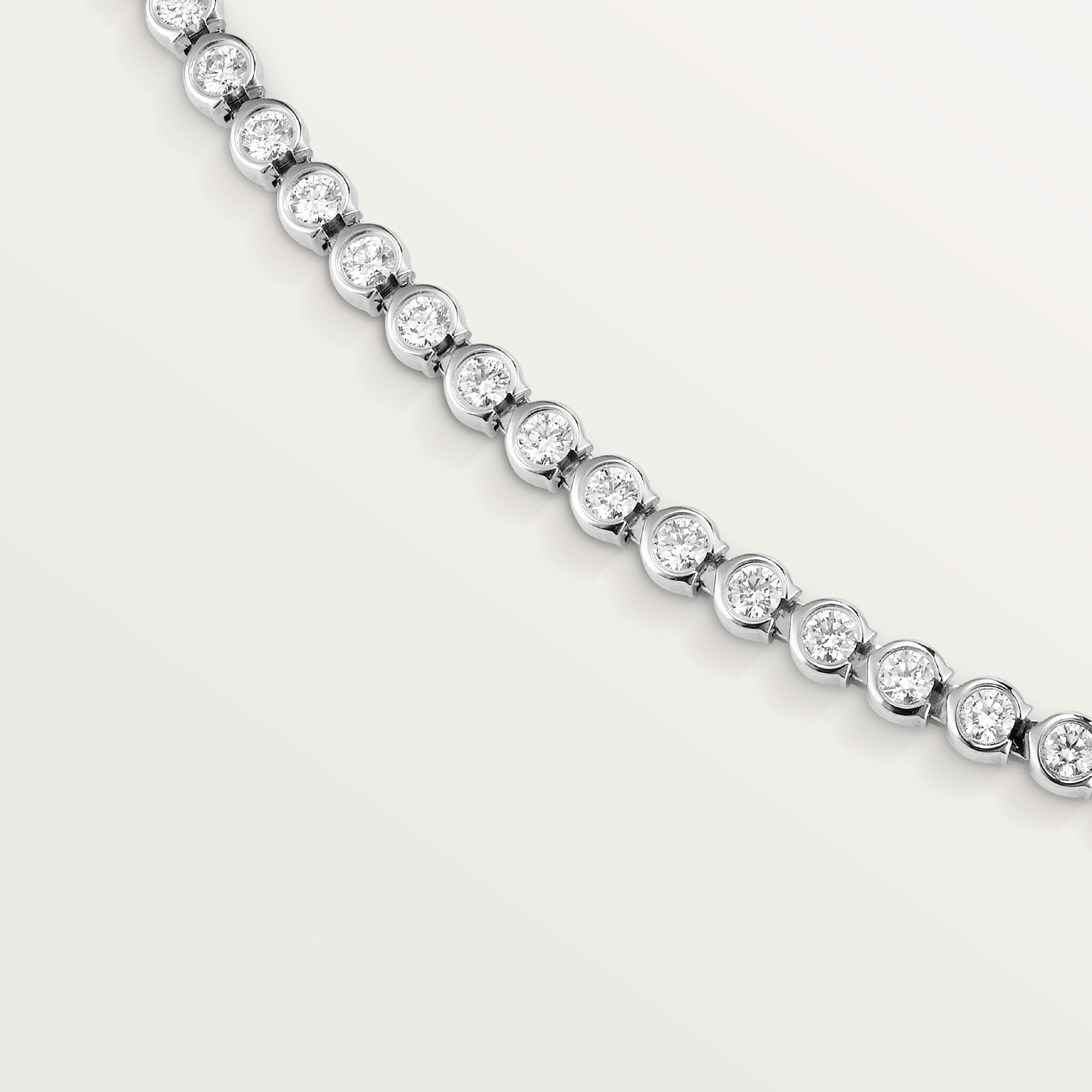 C de Cartier Essential Lines necklace, brilliant-cut diamonds