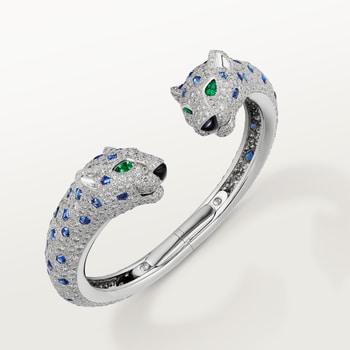 Panthère de Cartier bracelet, sapphire, paved  Panthère de Cartier bracelet, sapphire, paved