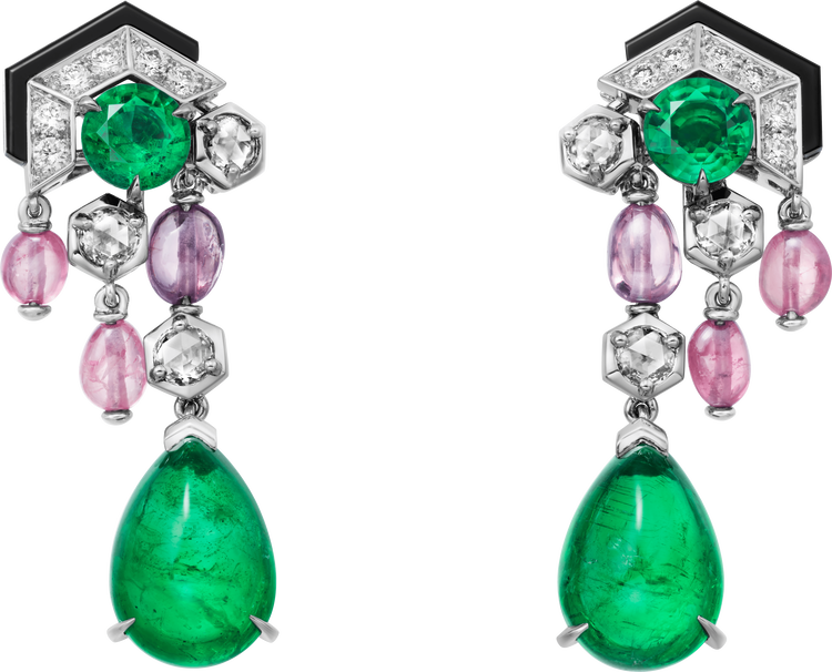 Cartier 2025 emerald earrings