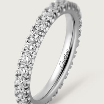 Etincelle de Cartier wedding band, 2.6 mm width, paved Etincelle de Cartier wedding band, 2.6 mm width, paved