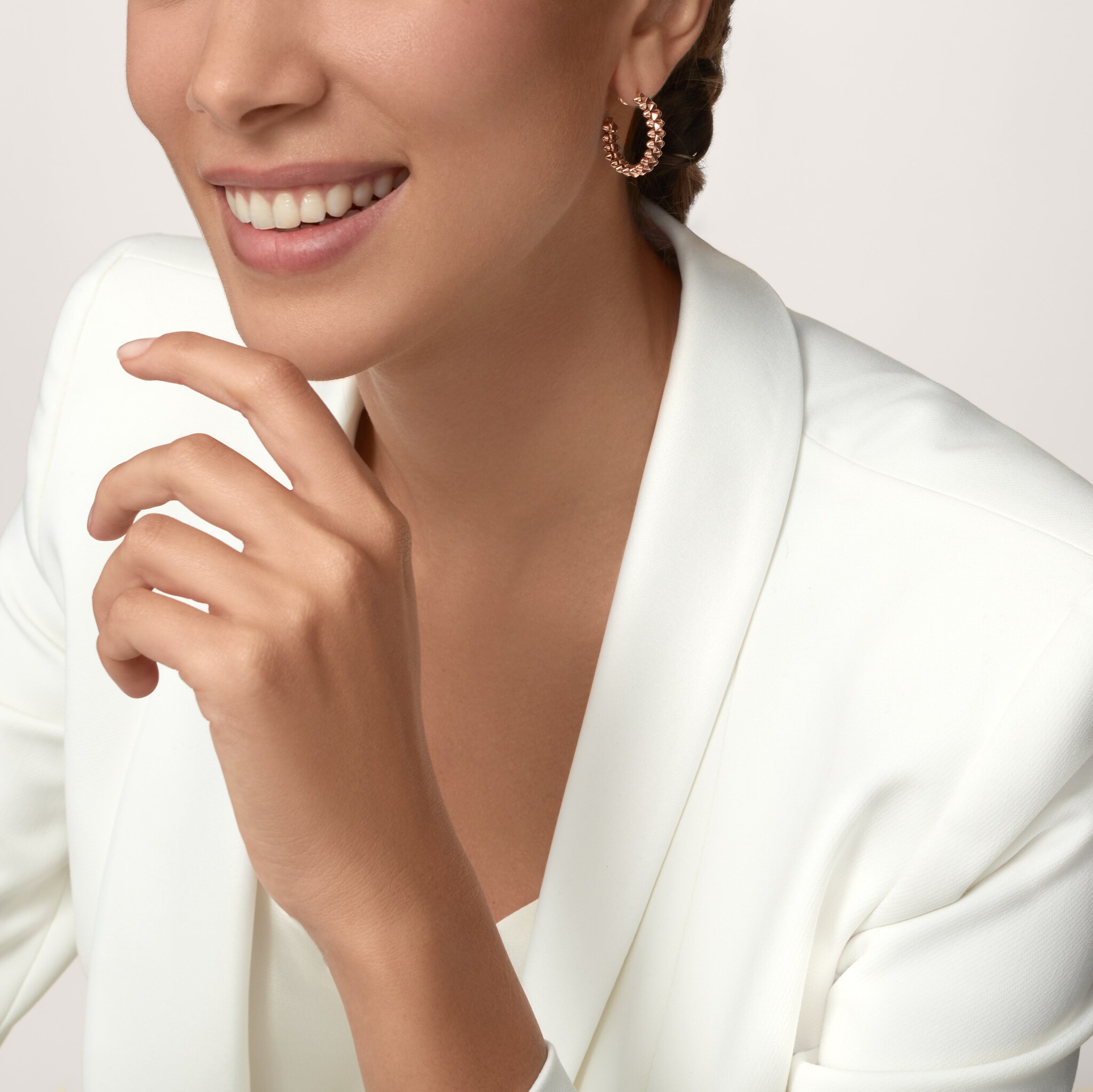 Clash de Cartier hoop earrings, small model