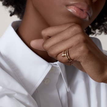 Juste un Clou ring, double, diamonds Juste un Clou ring, double, diamonds