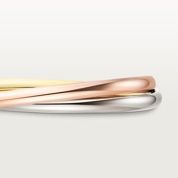 Trinity Tri Color Gold Bracelets Cartier