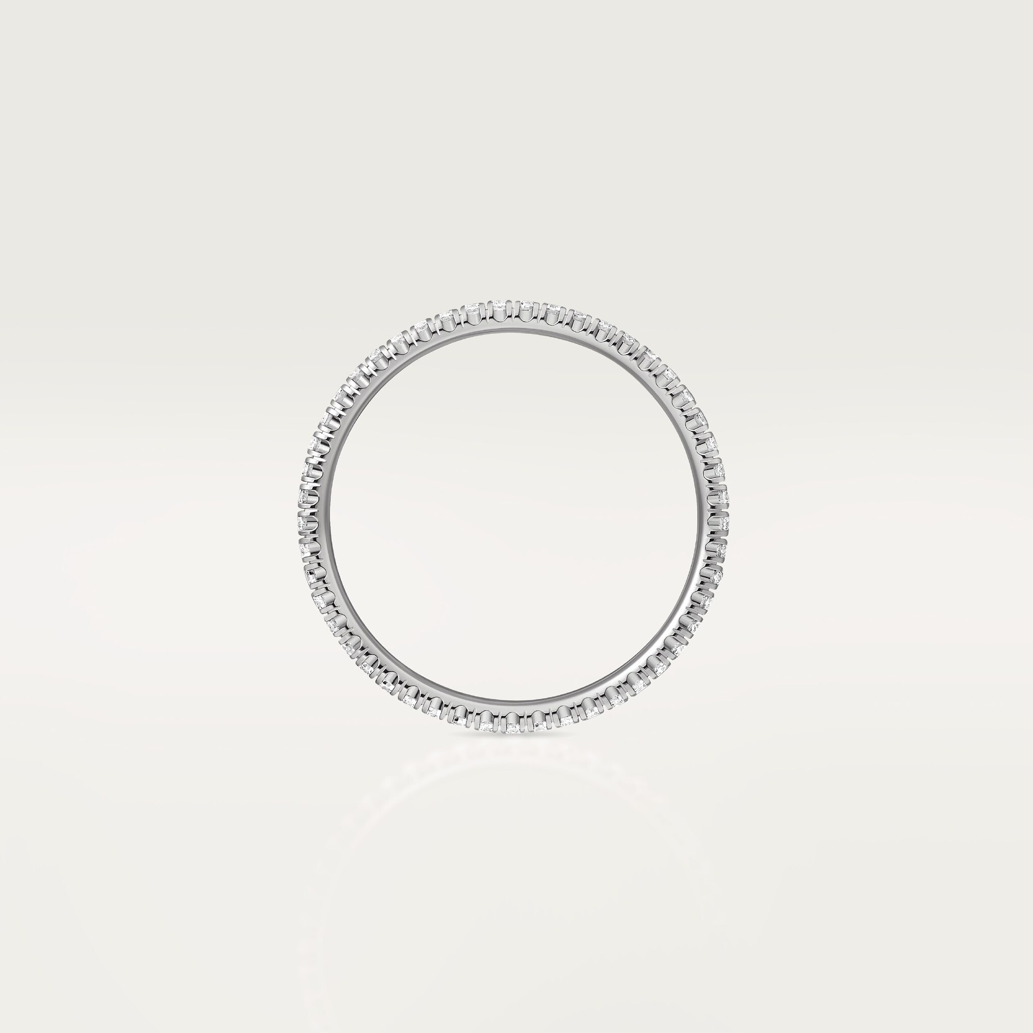 Etincelle de Cartier wedding band, 1.5 mm width, paved