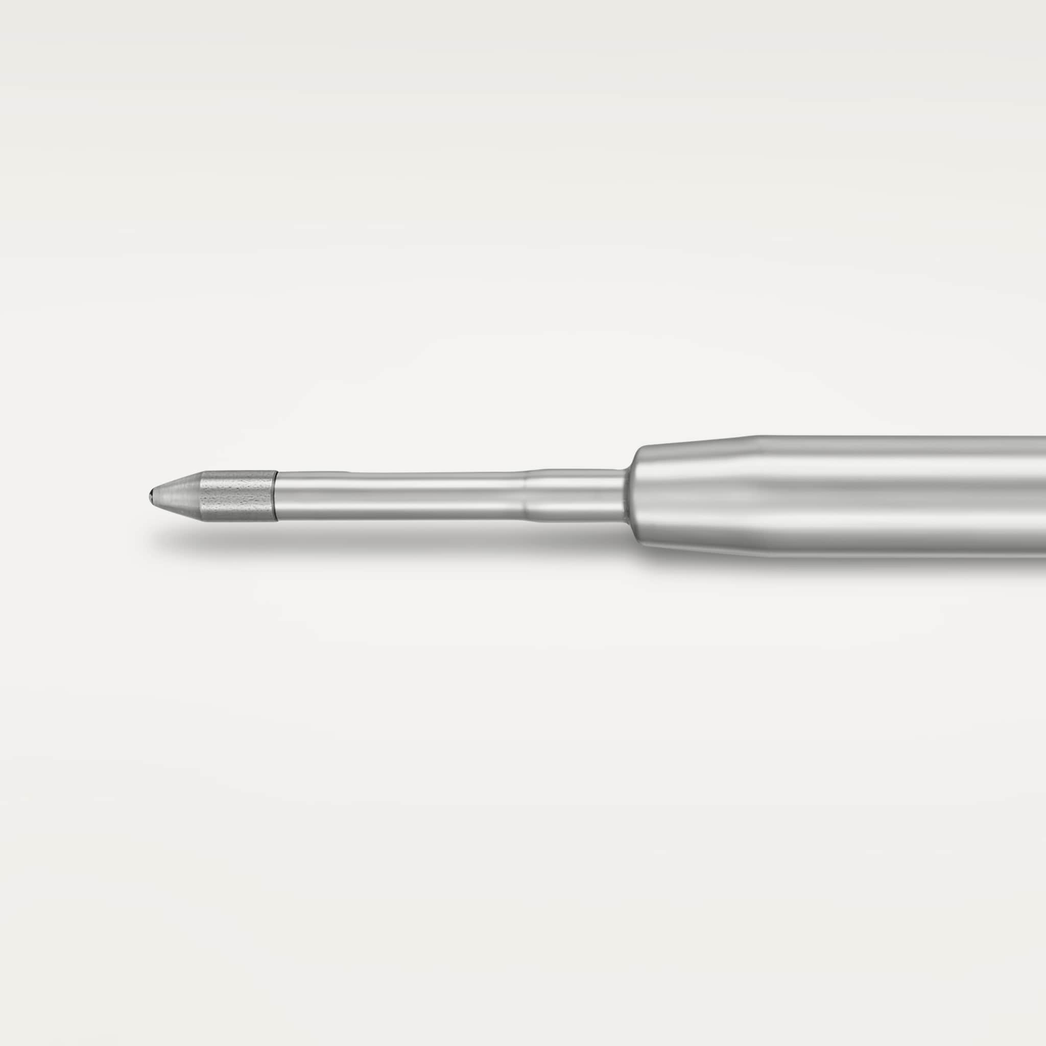 Ballpoint pen refill, black solvent, phenoxyethanol, benzyl alcohol