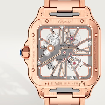 Santos de Cartier skeleton watch Santos de Cartier skeleton watch