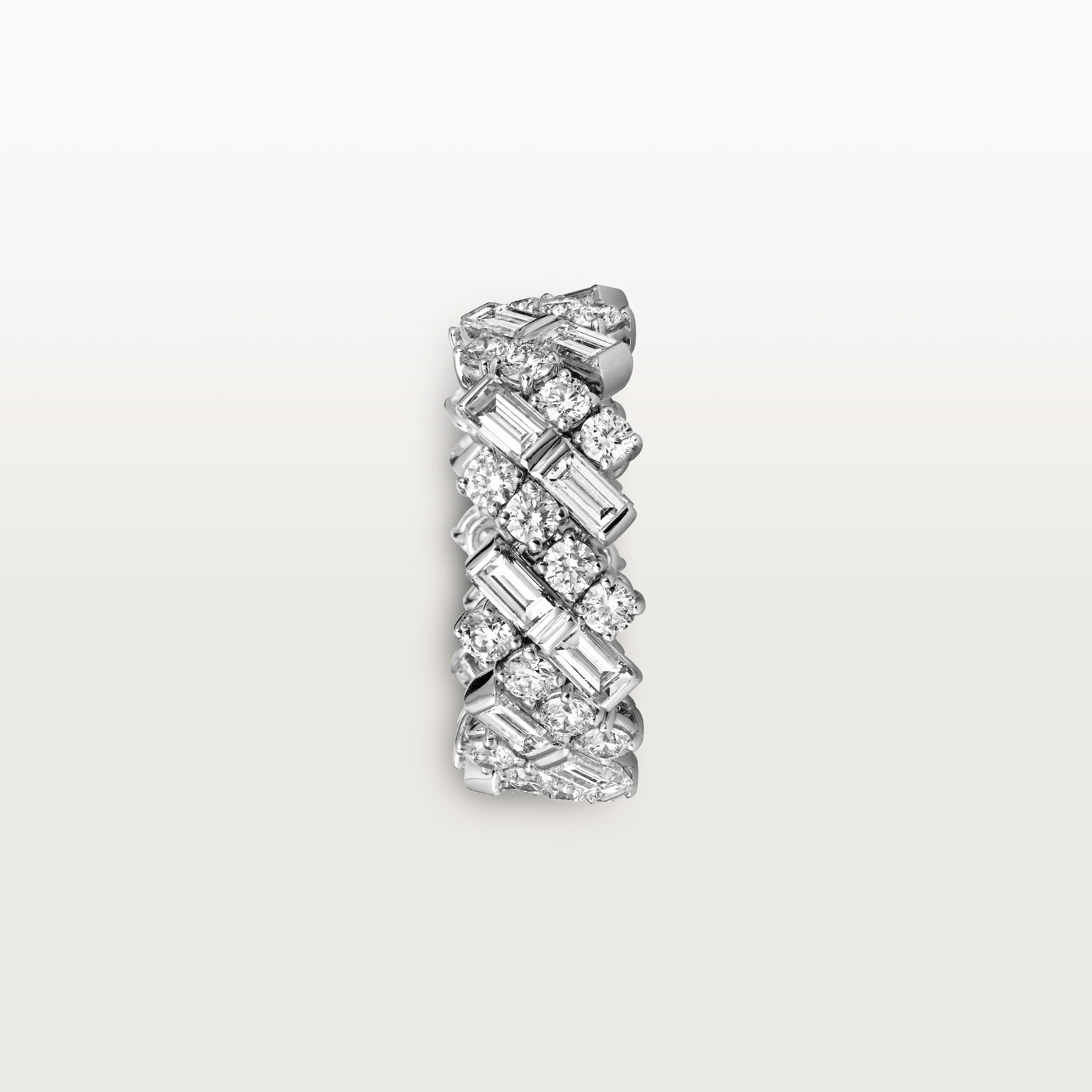 Reflection de Cartier wedding band, diamonds, image 6