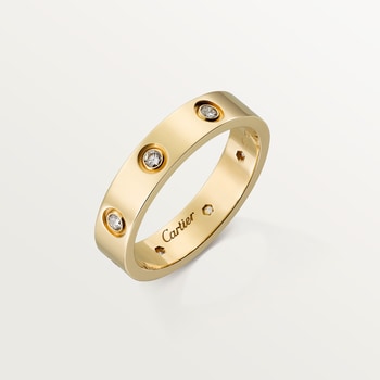 #LOVE# ring, small model, 8 diamonds #LOVE# ring, small model, 8 diamonds