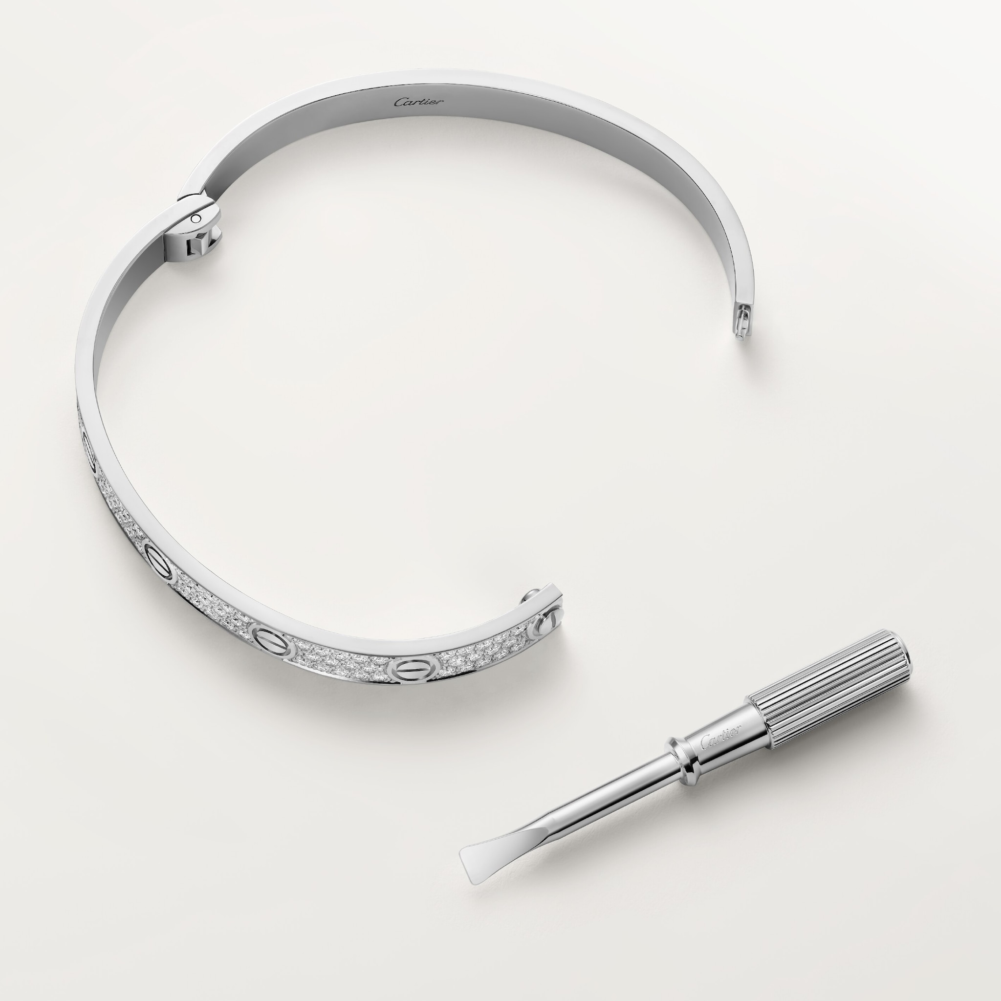 #LOVE# bracelet, classic model, paved, image 5