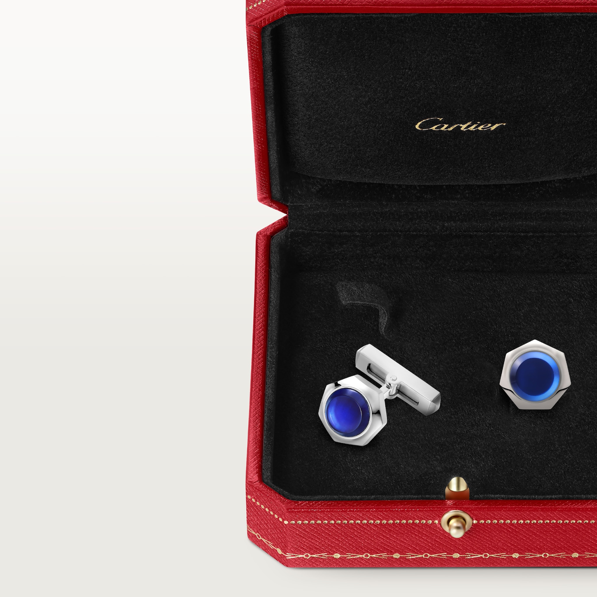 Cartier シルバー カフリンクス Cartier Pair of cufflinks 384954 | Collector Square