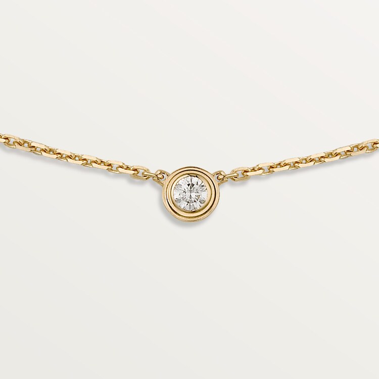 CRB7224517 Diamants Legers necklace XS Yellow gold diamond Cartier