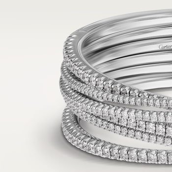 Etincelle de Cartier bracelet, half-paved Etincelle de Cartier bracelet, half-paved