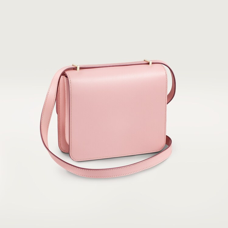 Pink leather 2025 shoulder bag