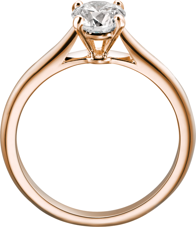 Cartier solitaire 1895 rose gold hotsell