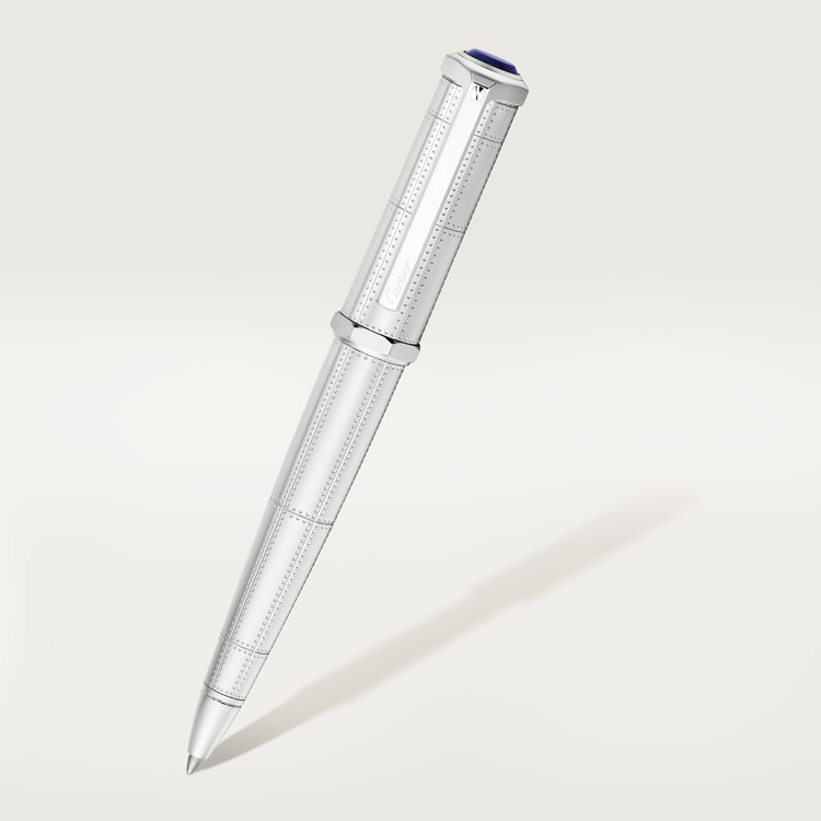 CROP000090 Santos Dumont ballpoint pen Metal palladium finish