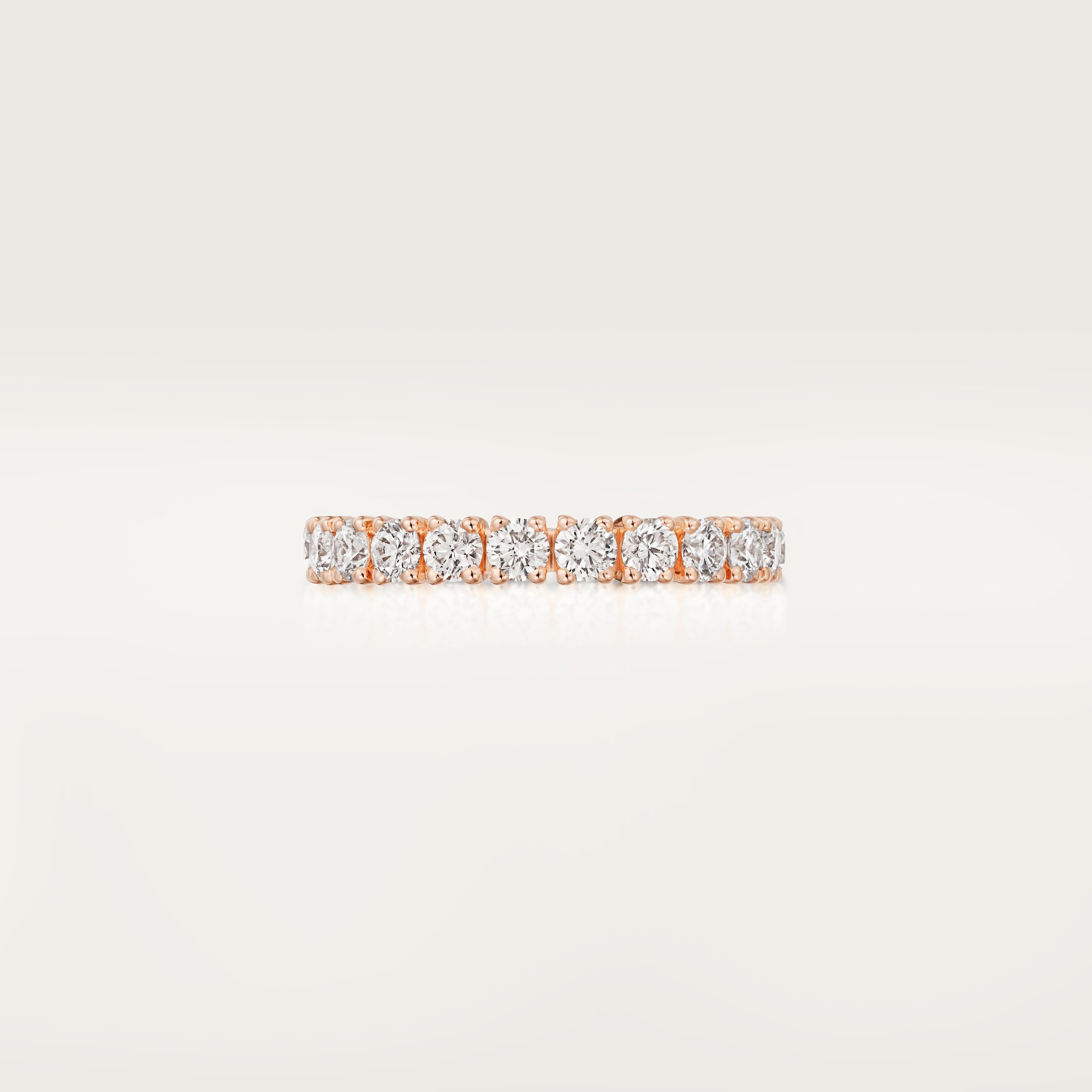 แหวนแต่งงาน Cartier Destin&eacute;e ความกว้าง 3.3 มม. ประดับอัญมณี  รูปภาพ 6