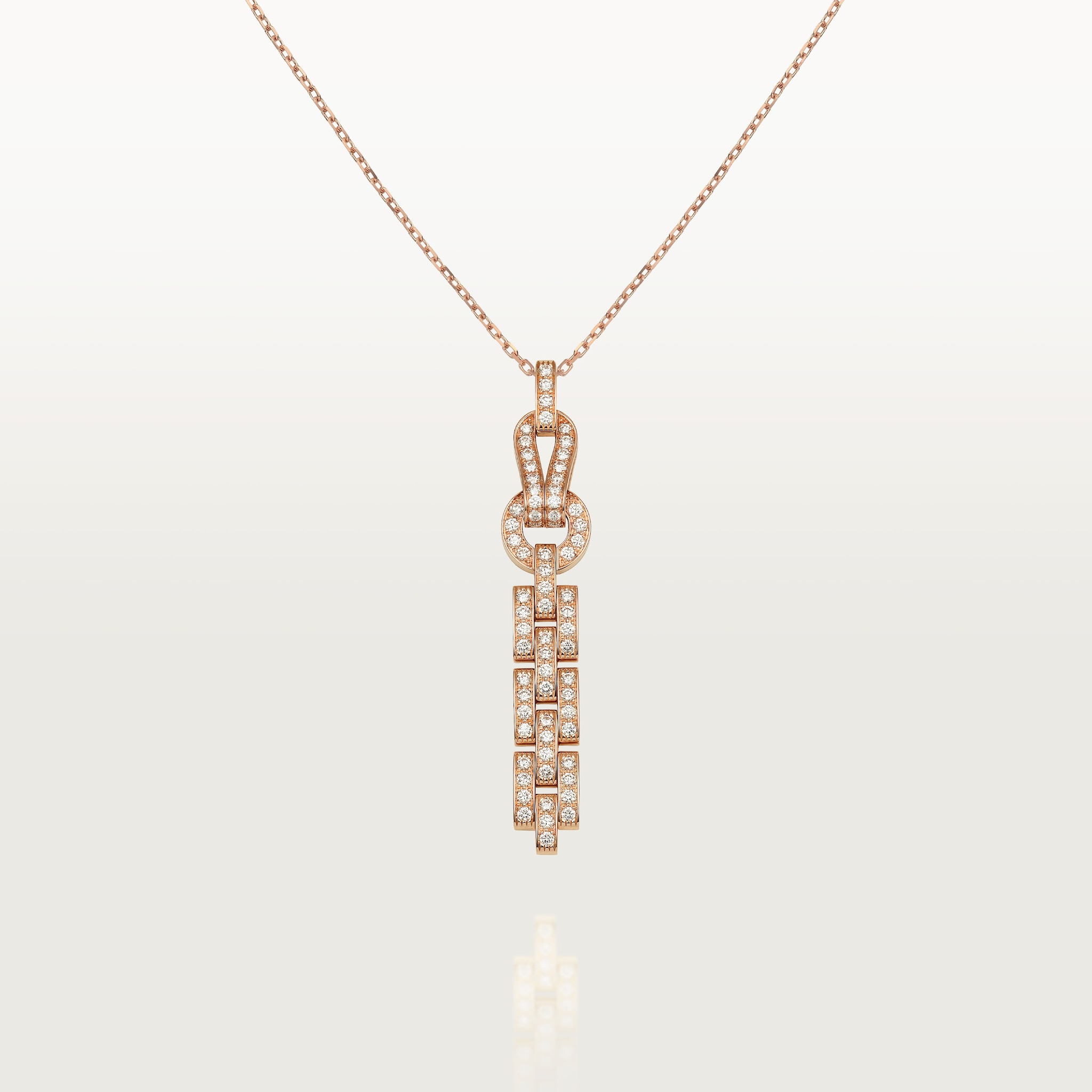 Agrafe pendant, paved 