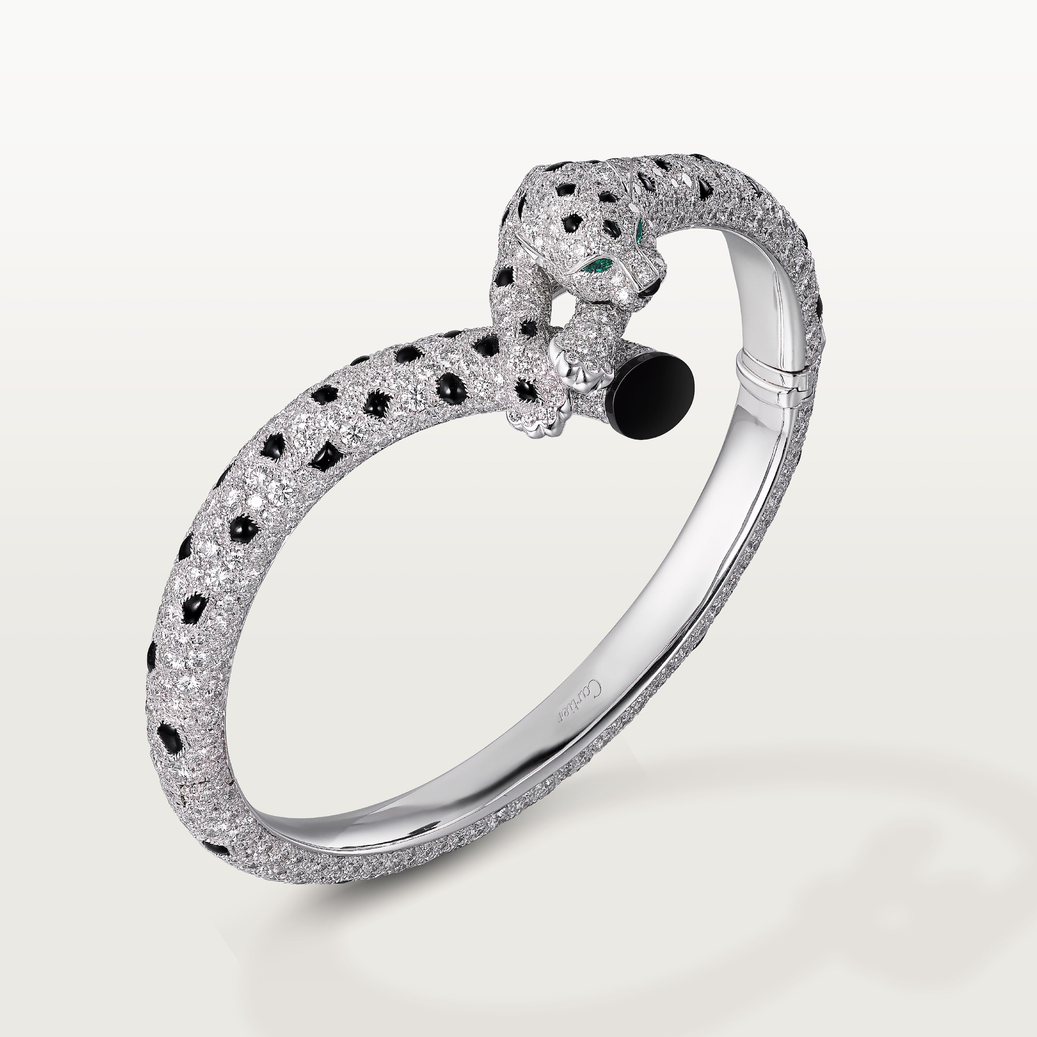 Panth&egrave;re de Cartier bilezik, pave , resim 1