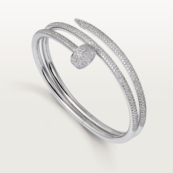 Juste un Clou bracelet, double, half-paved Juste un Clou bracelet, double, half-paved