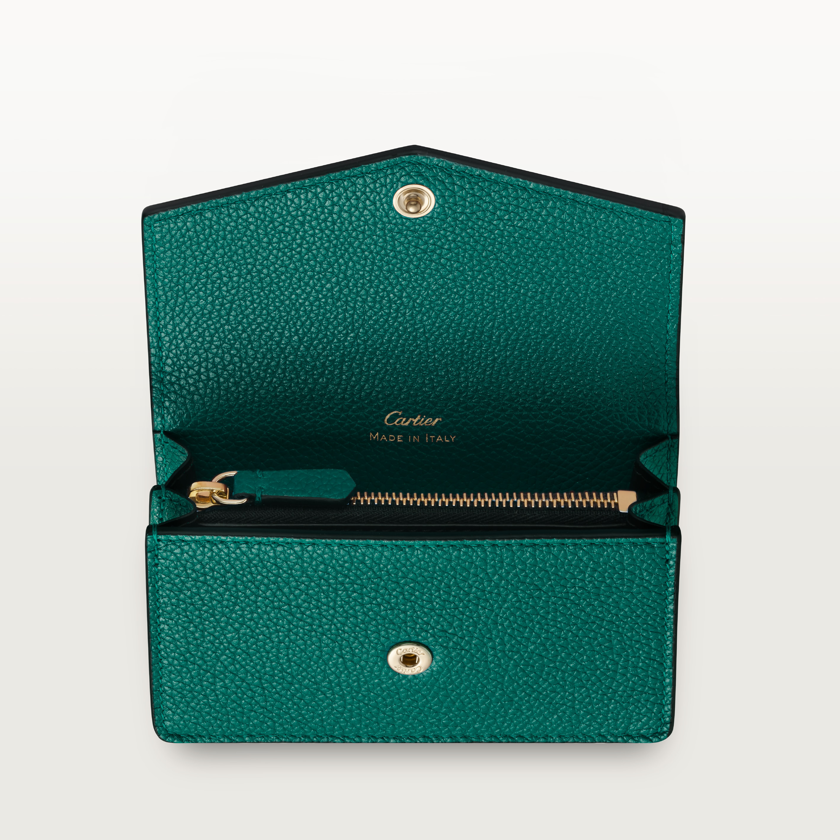 Business card holder with zip, Panthère de Cartier