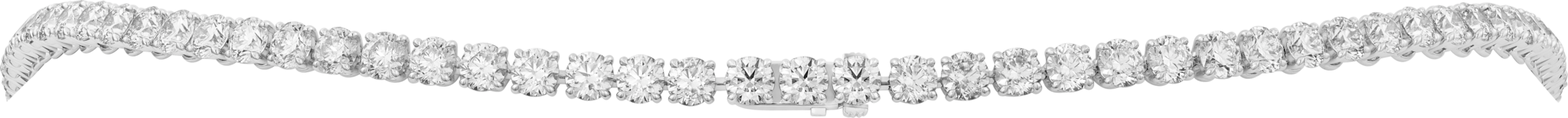 قلادة "لين إسّانسييل"، ماس بقطع بريانت الحديث البرّاق 