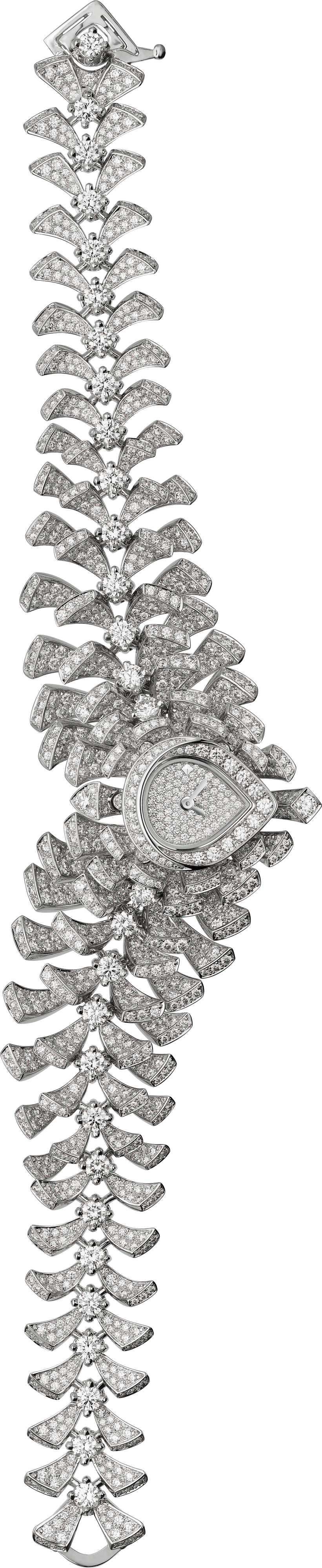 ساعة من مجموعة المجوهرات الفاخرة