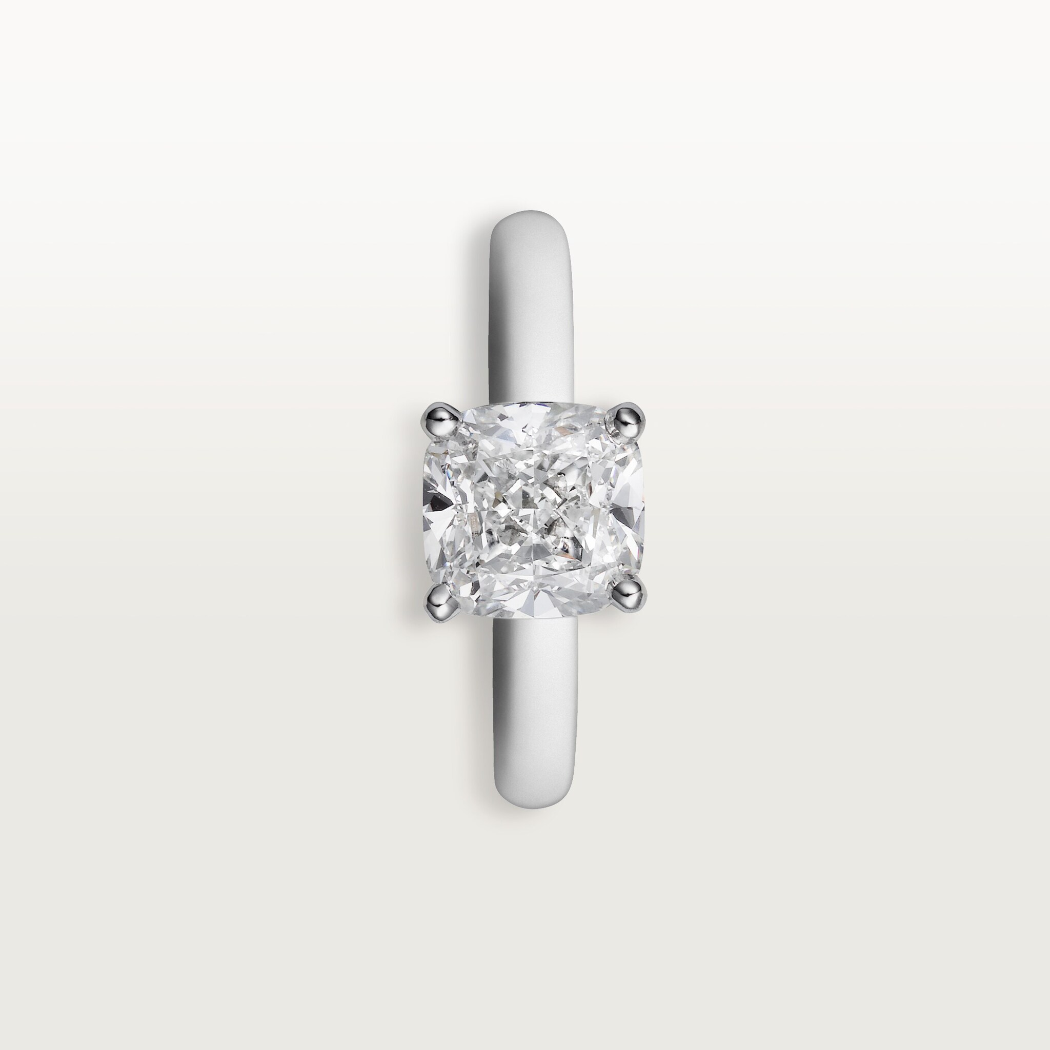 1895 solitaire, cushion-cut diamond, image 12