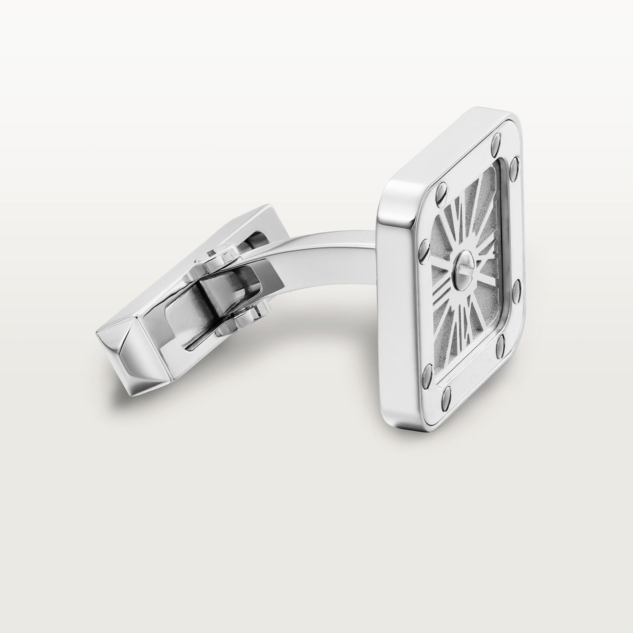 CROG000231 - Santos de Cartier cufflinks - Sterling silver