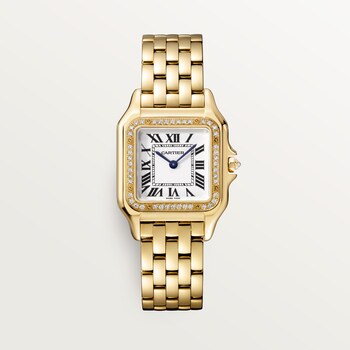 Cartier watch mens gold 2025